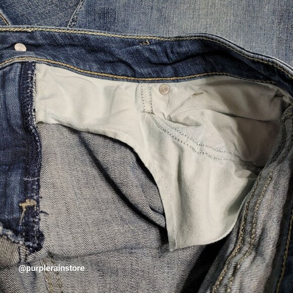 Silver Jeans 36 Suki Capri Mid Rise Tummy Control Medium Light Wash Stretch - Picture 4 of 12